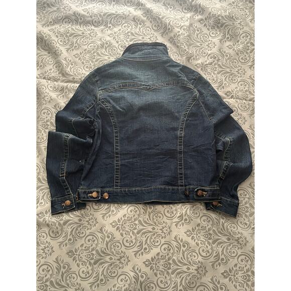 Adult S/P FALL FIRE Bundle: NWT Denim Jacket + EUC Aero Hoodie - Picture 6 of 7